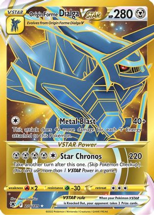 Origin Forme Dialga VSTAR (Secret) (210/189) [SWSH10 Astral Radiance] Holofoil - Secret Rare