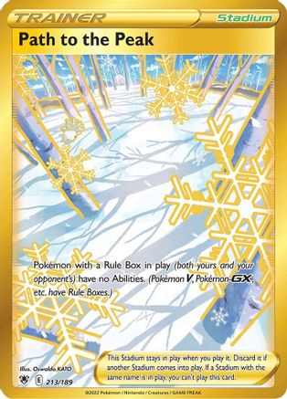 Path to the Peak (Secret) (213/189) [SWSH10 Astral Radiance] Holofoil - Secret Rare