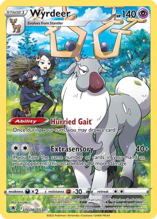 Wyrdeer (TG06/30) [SWSH10 Astral Radiance Trainer Gallery] Holofoil - Ultra Rare