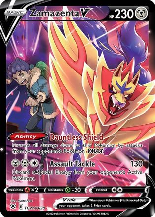 Zamazenta V (TG22/30) [SWSH10 Astral Radiance Trainer Gallery] Holofoil - Ultra Rare