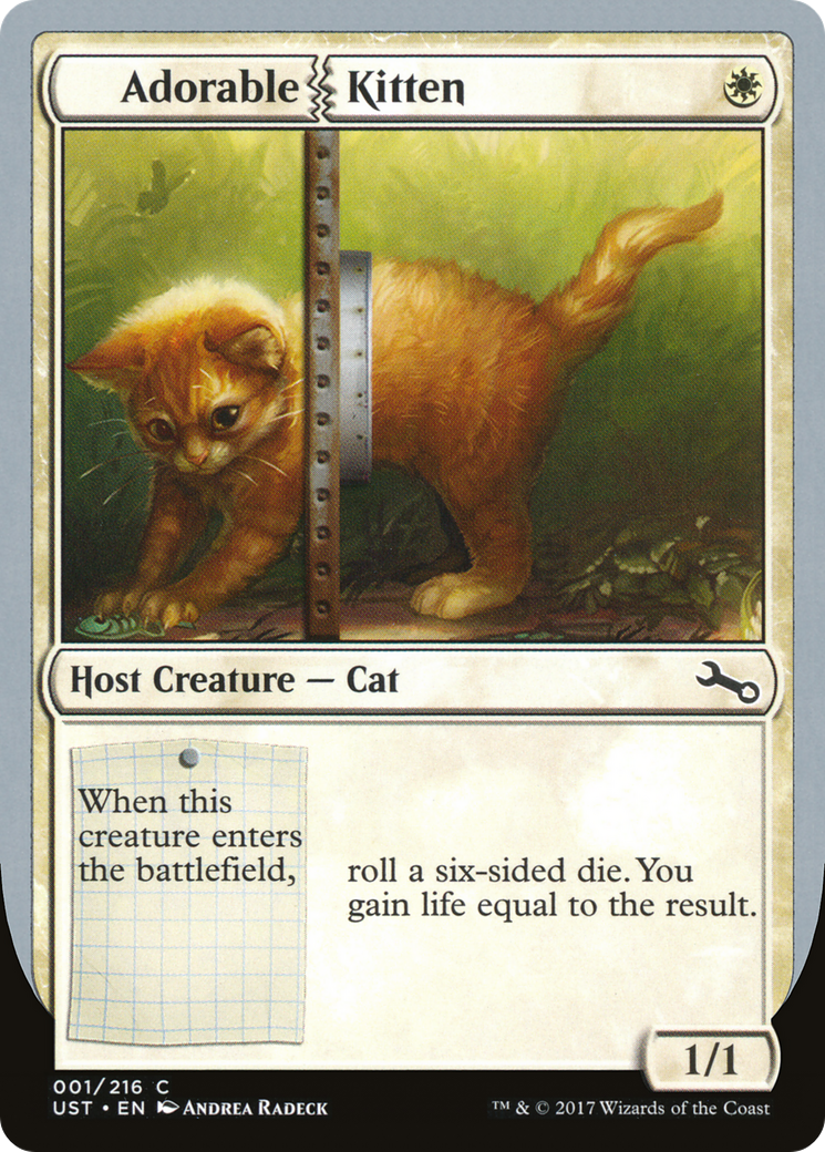 Adorable Kitten (UST-001) [Unstable] Foil