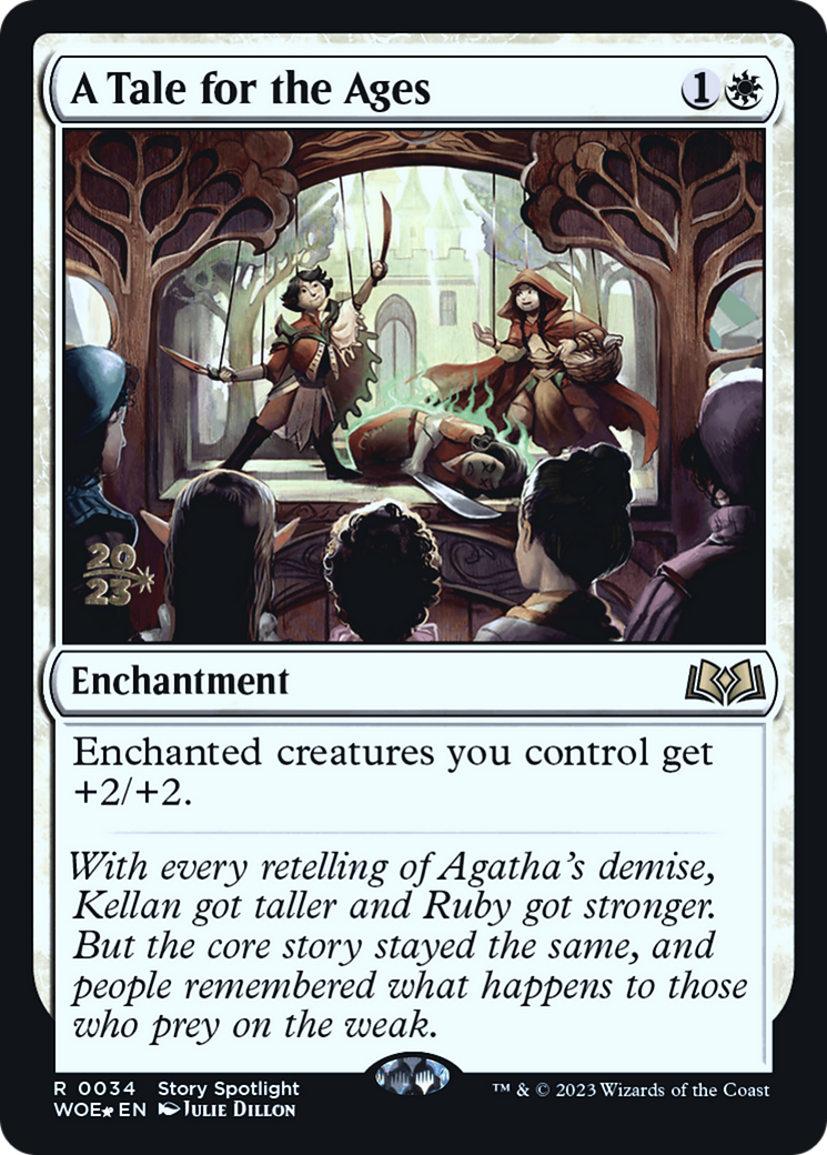 A Tale for the Ages (PRE-034) [Wilds of Eldraine Promos] Foil