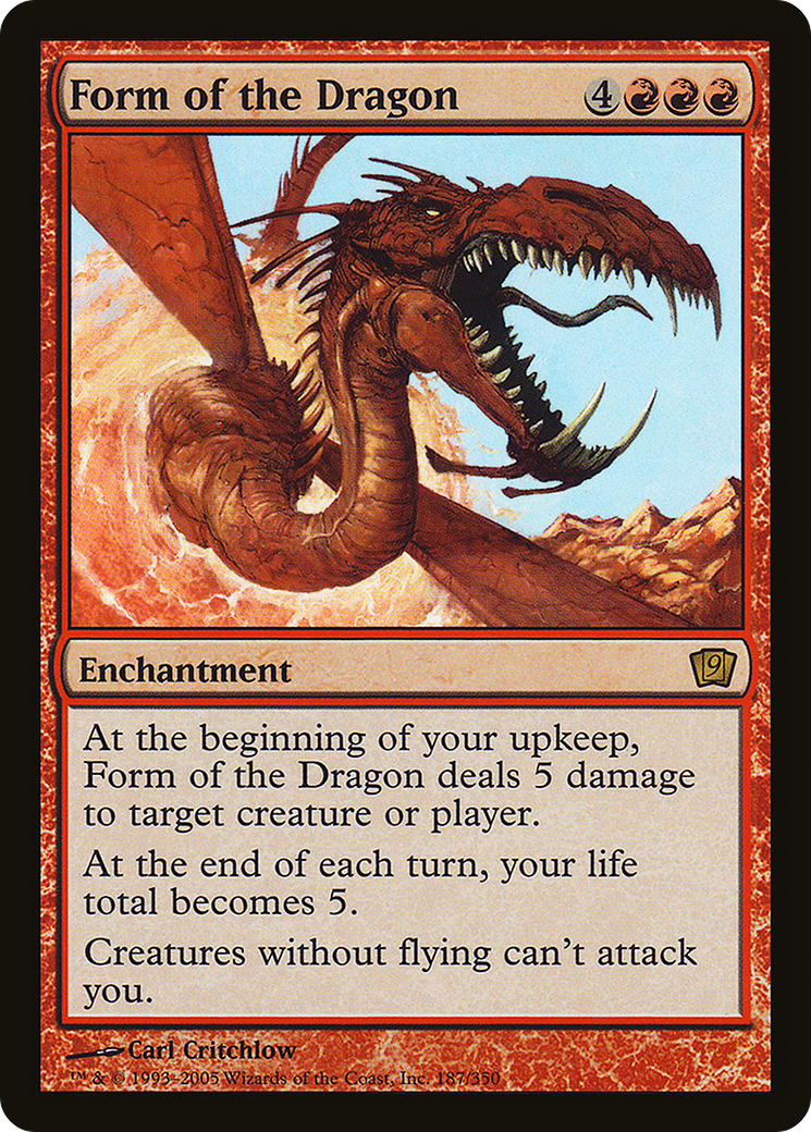 Form of the Dragon (9ED-187) [9th Edition] Foil