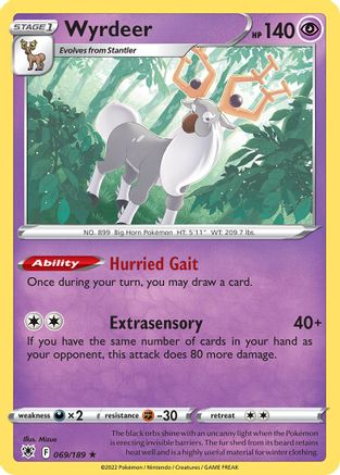 Wyrdeer (69/189) [Deck Exclusives] - Rare