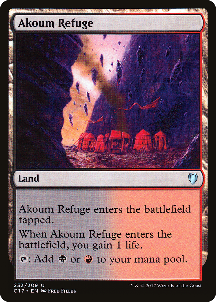 Akoum Refuge (C17-233) [Commander 2017]