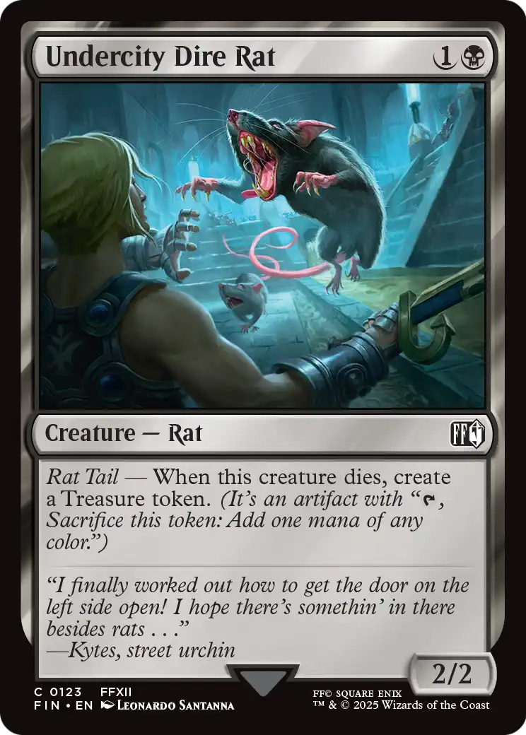 Undercity Dire Rat (FIN-123) [FINAL FANTASY]