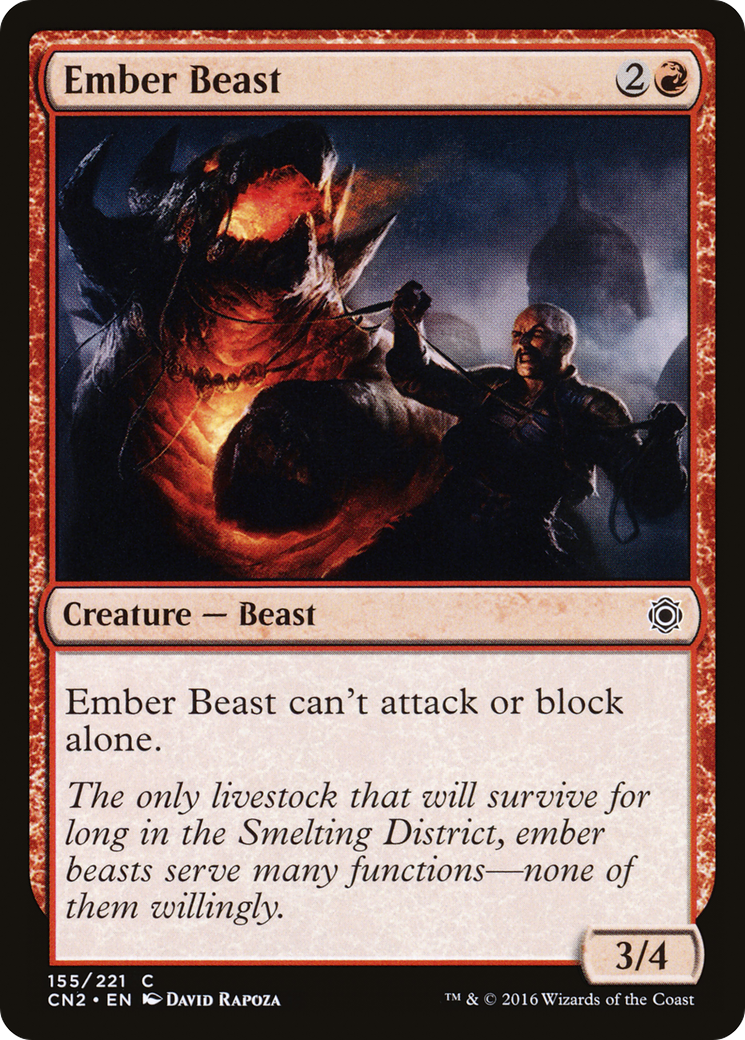Ember Beast (CN2-155) [Conspiracy: Take the Crown]