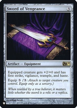 Sword of Vengeance (LIST-216) [The List Reprints] Foil