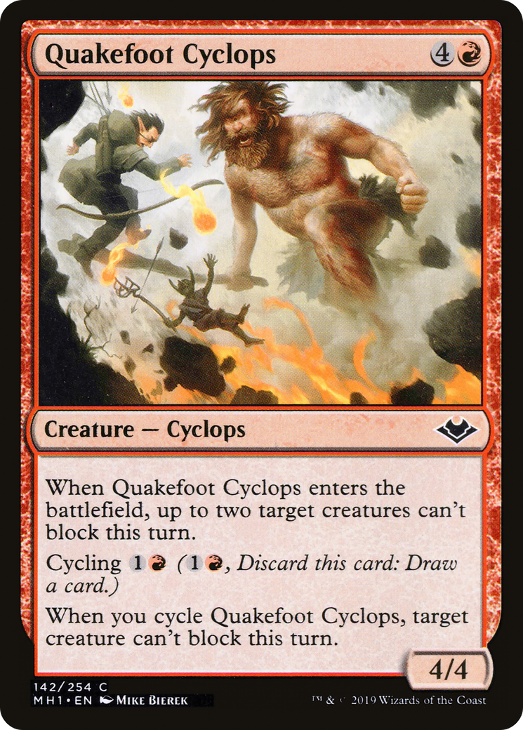 Quakefoot Cyclops (MH1-142) [Modern Horizons]