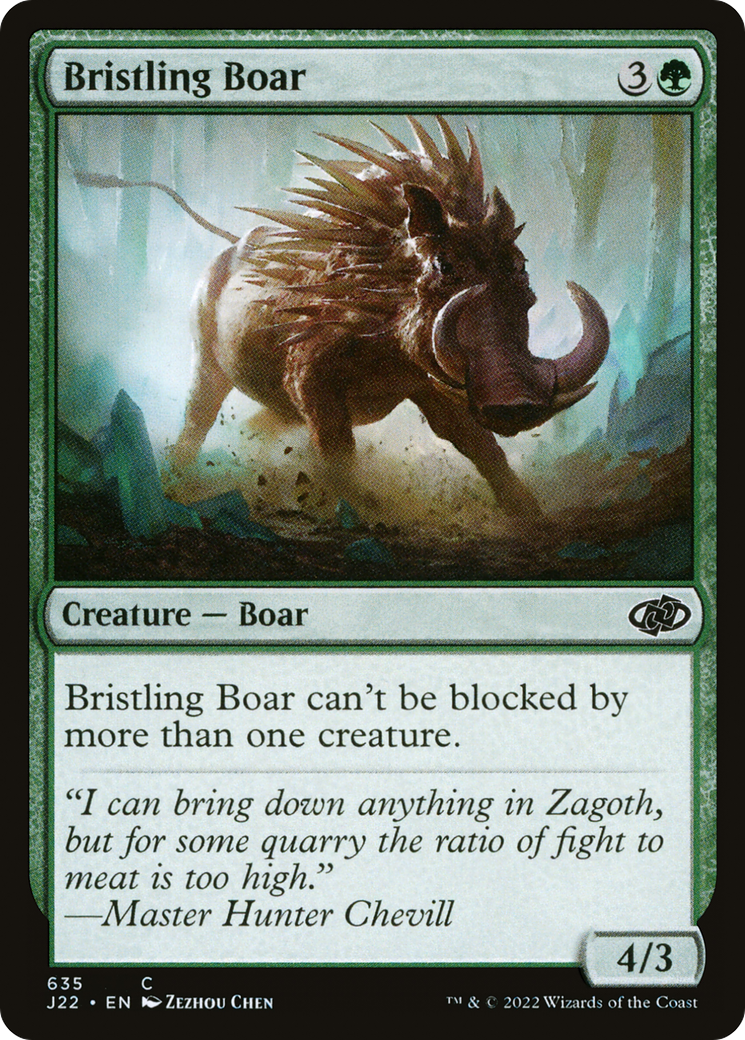 Bristling Boar (J22-635) [Jumpstart 2022]