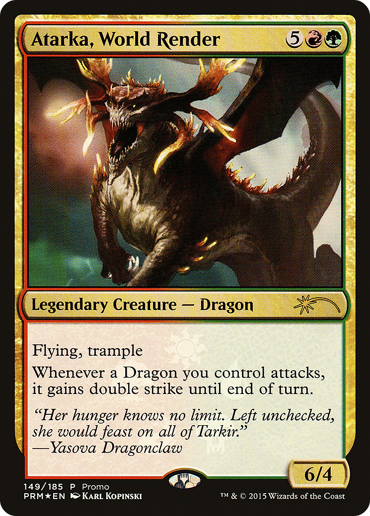 Atarka, World Render (UMP-149) [Fate Reforged Promos] Foil