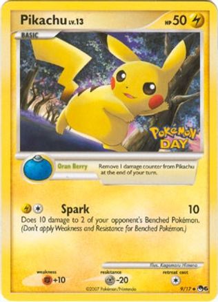 Pikachu (Pokemon Day Stamped) (9) [POP Series 6] - Common