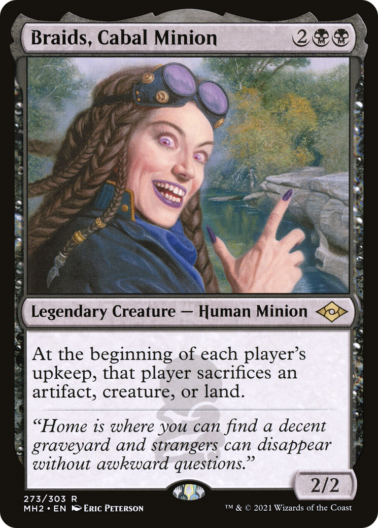 Braids, Cabal Minion (MH2-273) [Modern Horizons 2] Foil