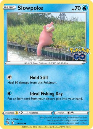 Slowpoke (019/78) [Pokemon GO] Reverse Holofoil - Common
