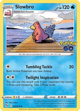 Slowbro (020/78) [Pokemon GO] - Uncommon