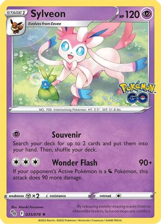 Sylveon (035/78) [Pokemon GO] Holofoil - Holo Rare