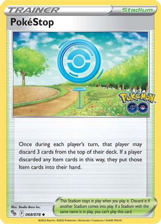 PokeStop (068/78) [Pokemon GO] Reverse Holofoil - Uncommon