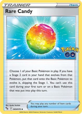 Rare Candy (069/78) [Pokemon GO] - Uncommon