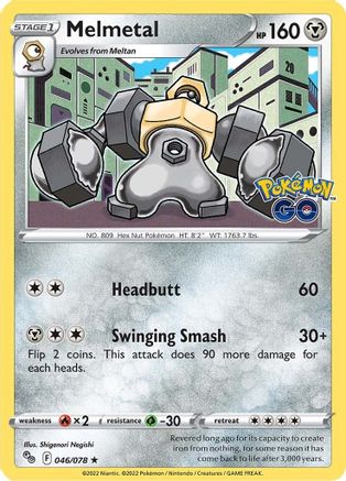 Melmetal (046/78) [Pokemon GO] Reverse Holofoil - Holo Rare