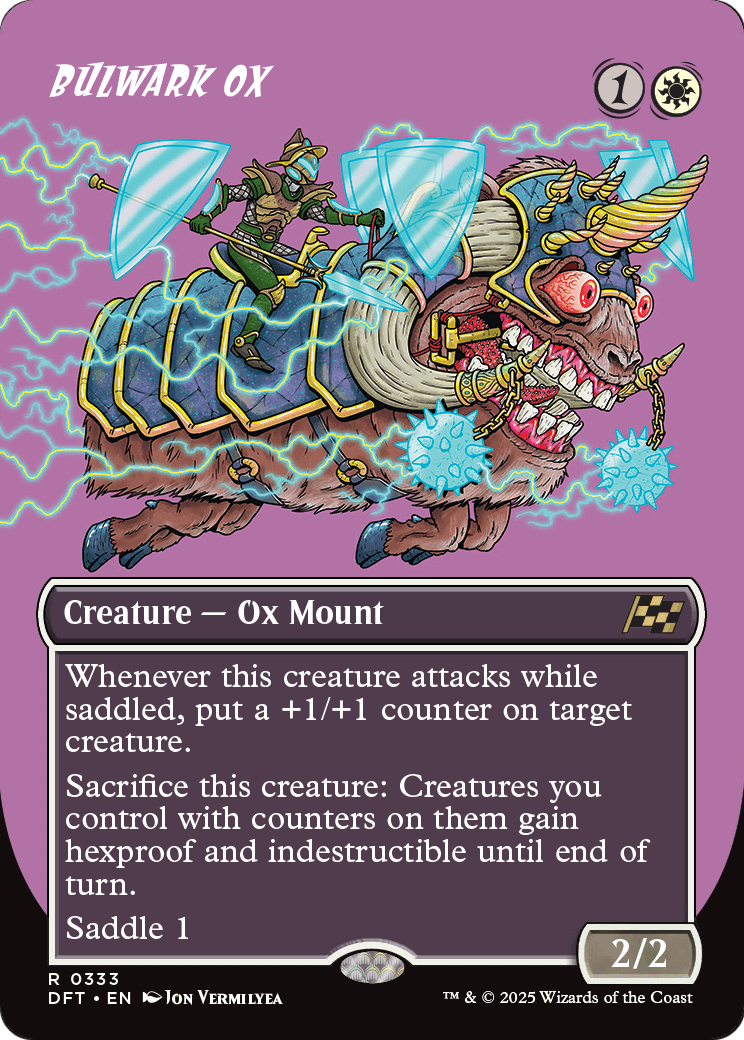 Bulwark Ox (Borderless) (DFT-333) [Aetherdrift]