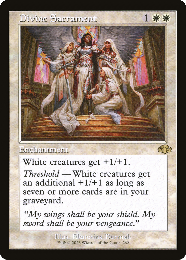 Divine Sacrament (Retro Frame) (DMR-262) [Dominaria Remastered]