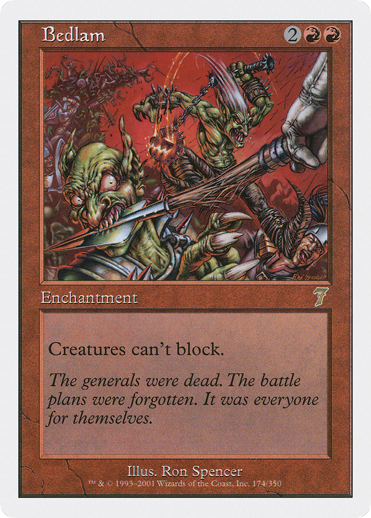 Bedlam (7ED-174) [7th Edition] Foil