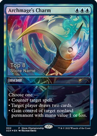 Archmage's Charm (Top 8) (GAME-002) [Game Day & Store Championship Promos] Foil