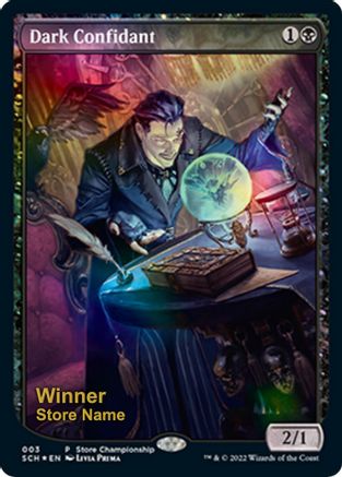 Dark Confidant (Winner) (GAME-003) [Game Day & Store Championship Promos] Foil
