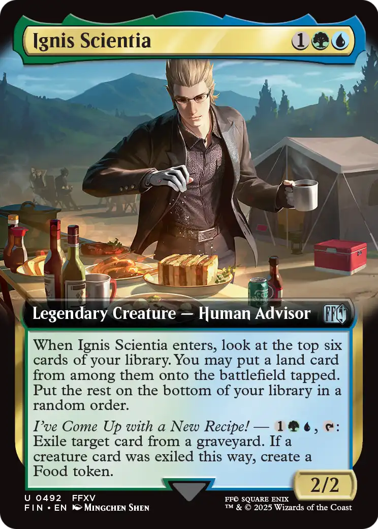 Ignis Scientia (Extended Art) (FIN-492) [FINAL FANTASY] Foil