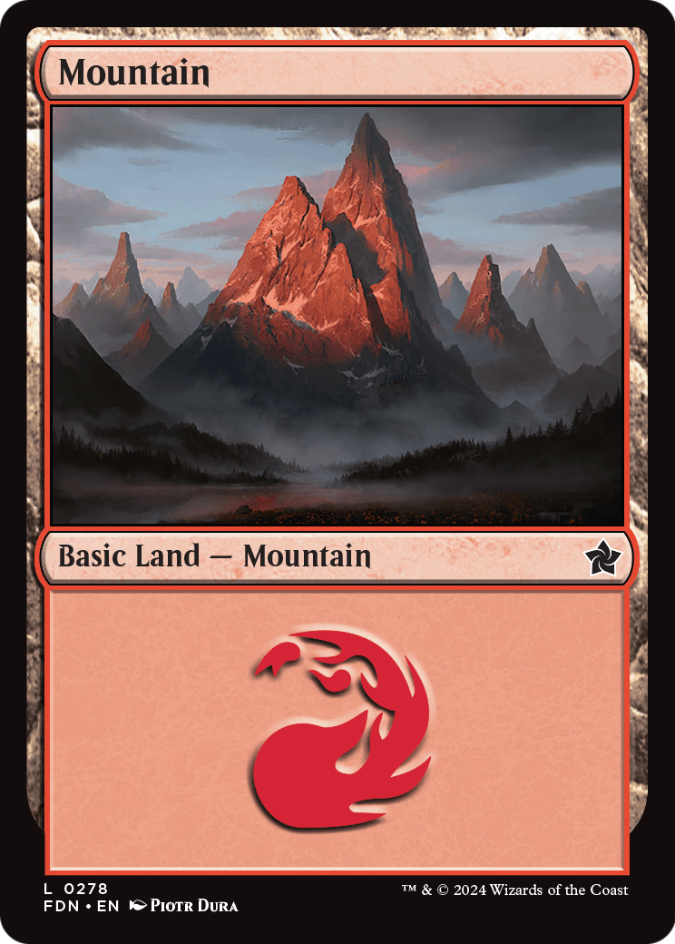 Mountain (FDN-278) [Foundations] Foil