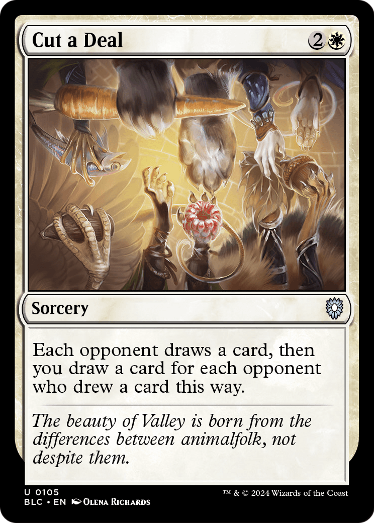 Cut a Deal (BLC-105) [Bloomburrow Commander]