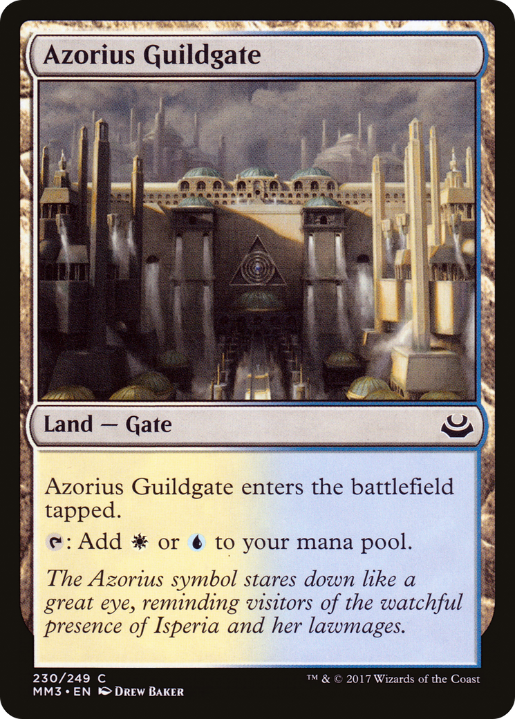 Azorius Guildgate (MM3-230) [Modern Masters 2017]