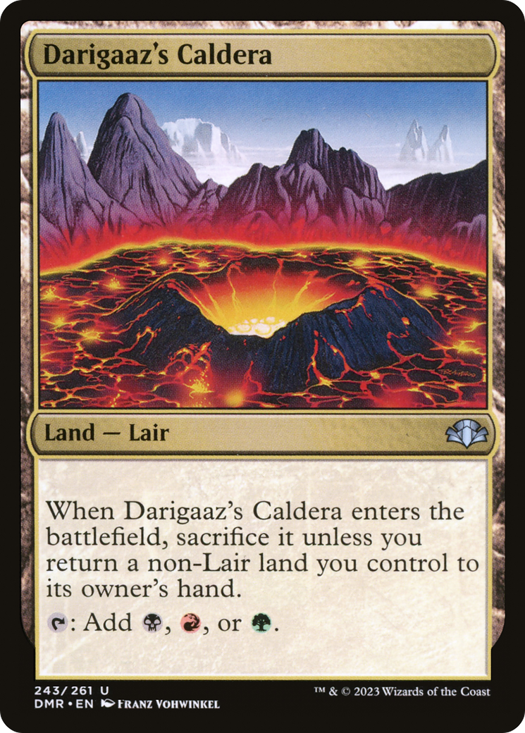 Darigaaz's Caldera (DMR-243) [Dominaria Remastered] Foil
