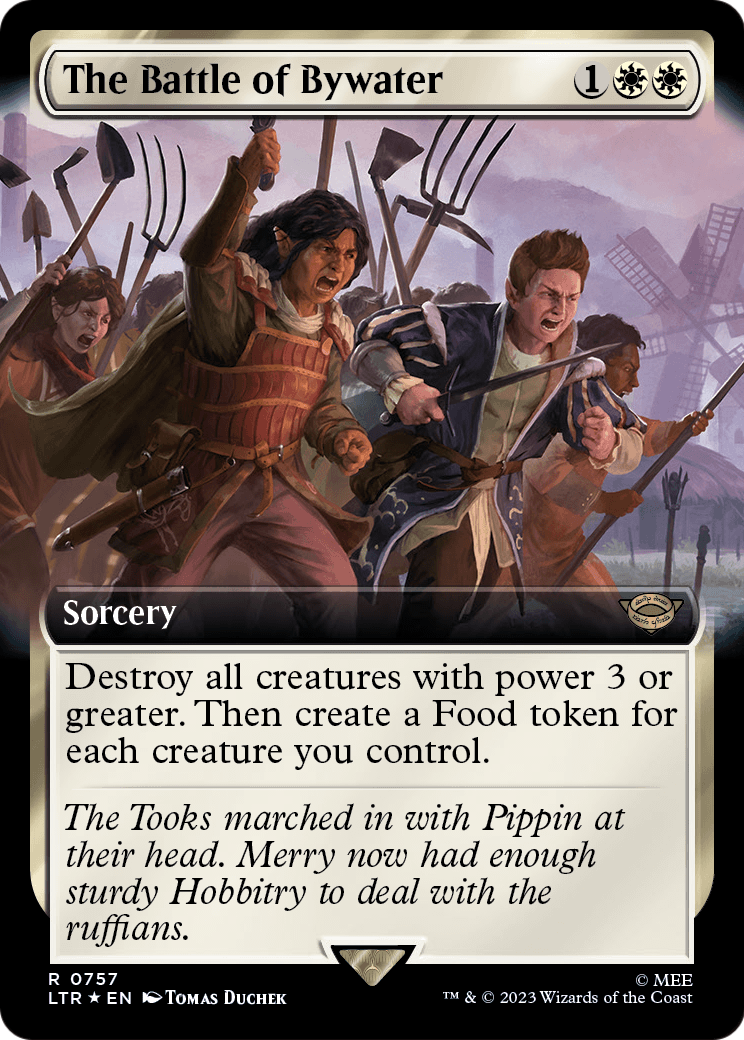 The Battle of Bywater (Extended Art) (Surge Foil) (LTR-757) [The Lord of the Rings: Tales of Middle-earth] Foil