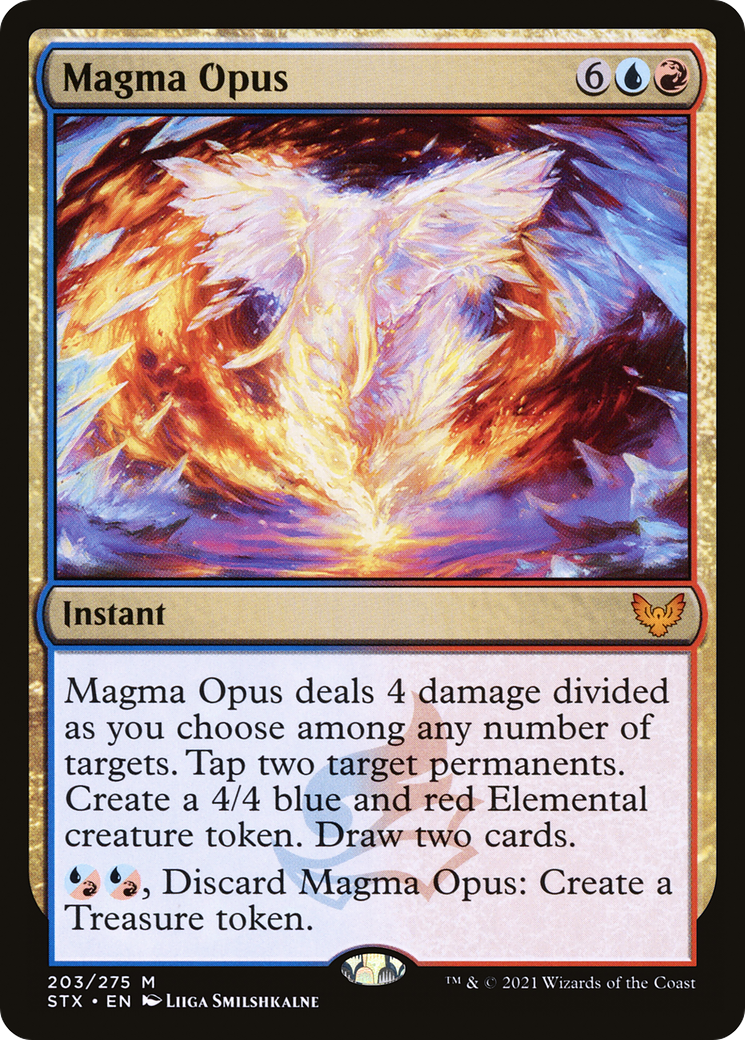 Magma Opus (STX-203) [Strixhaven: School of Mages] Foil