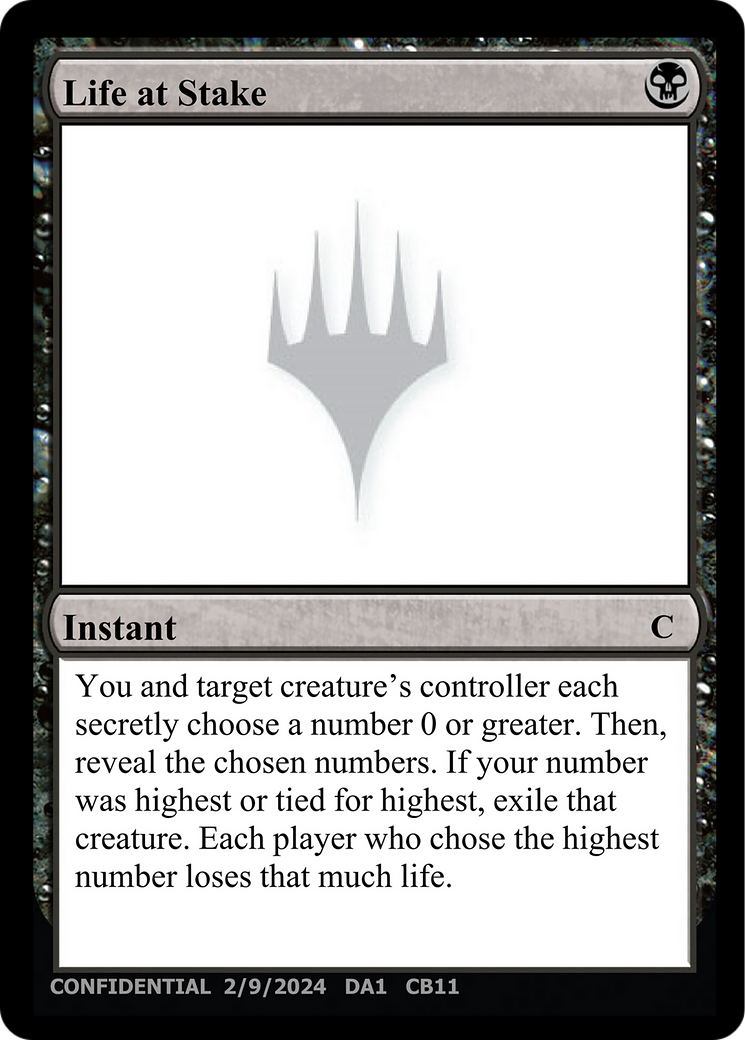 Life at Stake (UNK-CB11A) [Unknown Event]