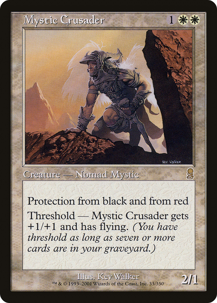 Mystic Crusader (ODY-033) [Odyssey] Foil