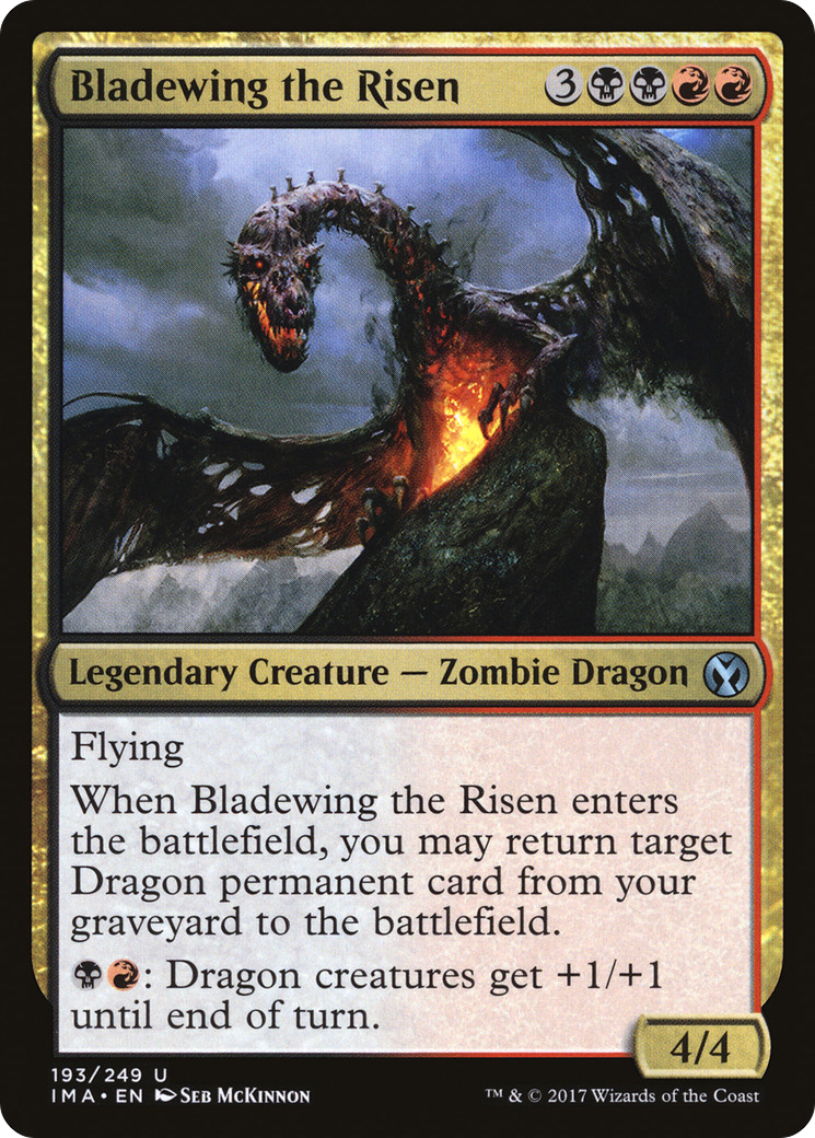 Bladewing the Risen (IMA-193) [Iconic Masters] Foil