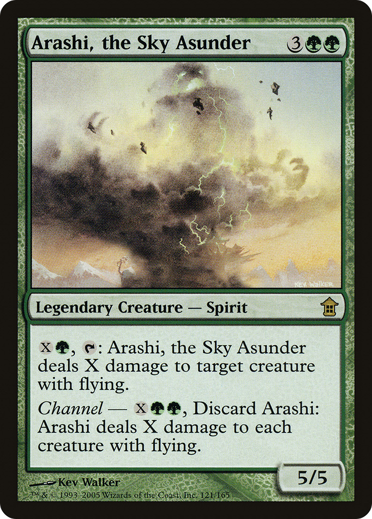 Arashi, the Sky Asunder (SOK-121) [Saviors of Kamigawa] Foil