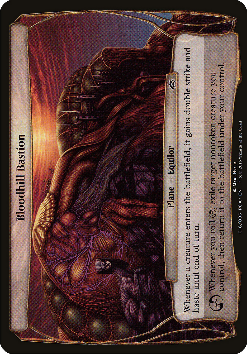 Bloodhill Bastion (Planechase Anthology) (OVER-016) [Planechase Anthology Planes]