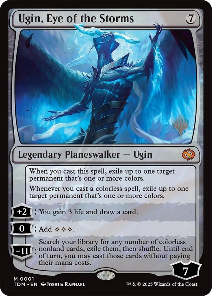 Ugin, Eye of the Storms (PPTDM-001) [Promo Pack: Tarkir: Dragonstorm]