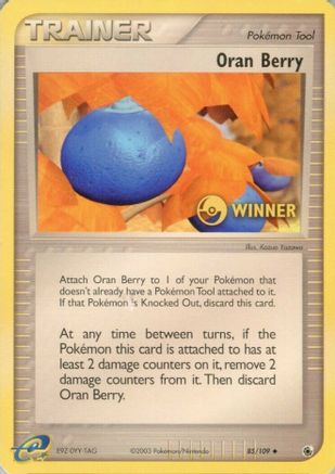 Oran Berry [Winner] (85/109) [League & Championship Cards] - Promo