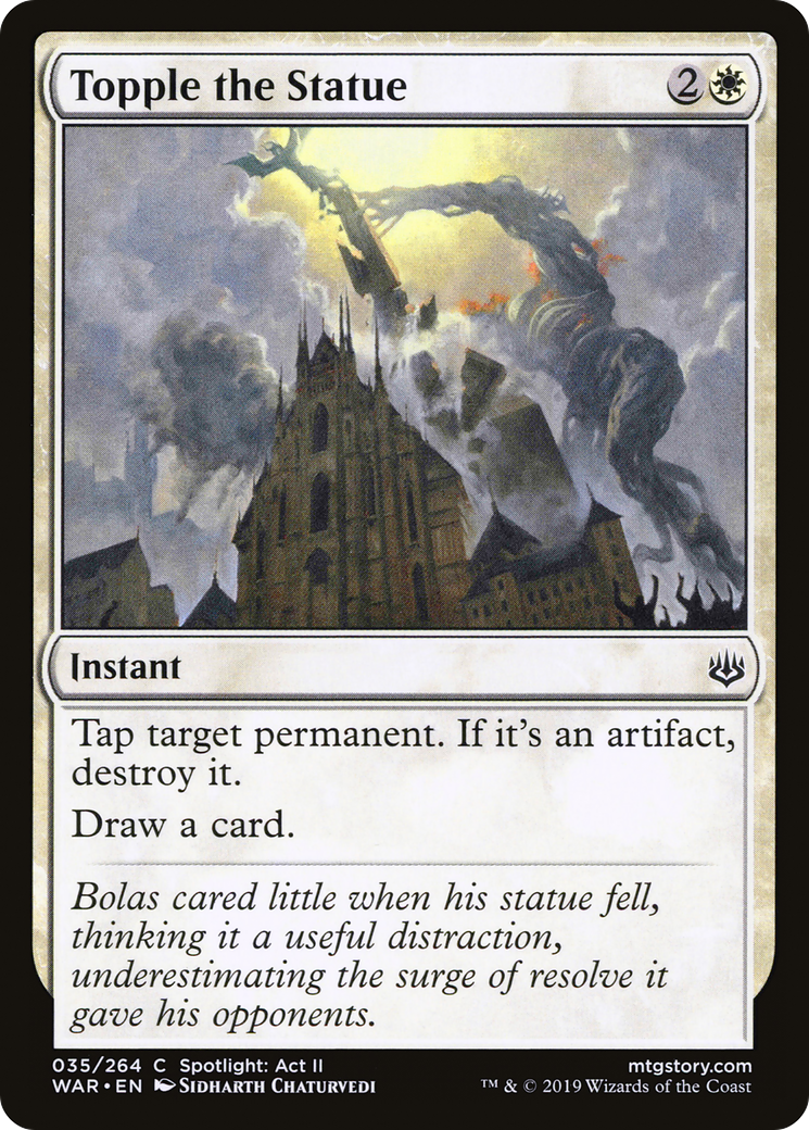 Topple the Statue (WAR-035) [War of the Spark]