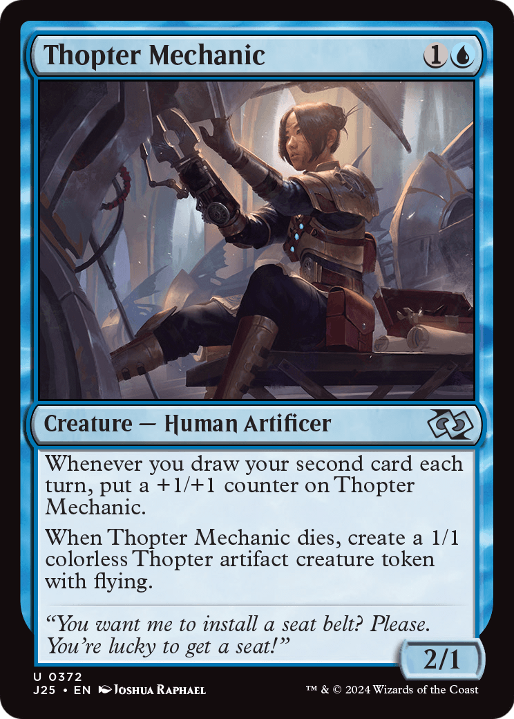 Thopter Mechanic (J25-372) [Foundations Jumpstart]