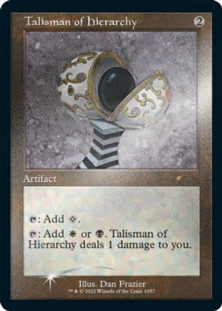 Talisman of Hierarchy (Retro Frame) (Foil Etched) (SLD-1057) [Secret Lair Drop Series] Foil