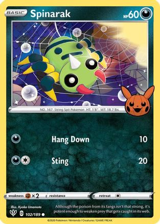 Spinarak (102) [Trick or Trade BOOster Bundle] - Promo