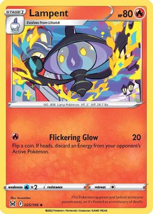 Lampent (025/196) [SWSH11 Lost Origin] - Uncommon