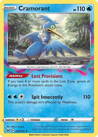 Cramorant (050/196) [SWSH11 Lost Origin] - Rare