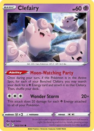 Clefairy (062/196) [SWSH11 Lost Origin] - Common