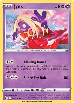 Jynx (068/196) [SWSH11 Lost Origin] - Common